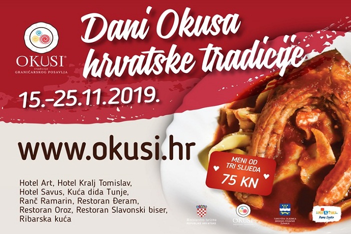 SLAVONSKI BROD - U petak započinju prvi nacionalni Dani Okusa hrvatske tradicije