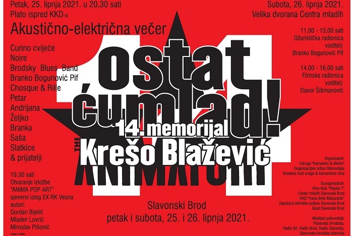 Posjetite 14. memorijal Krešo Blažević „Ostat ću mlad“