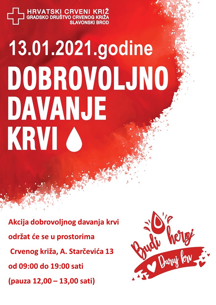 Akcija dobrovoljnog darivanja krvi Slavonski Brod