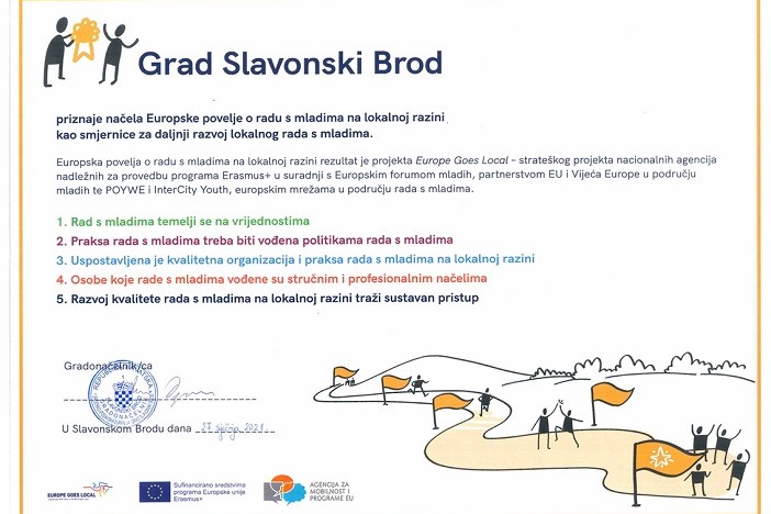 Gradonačelnik potpisao Europsku povelju o radu s mladima na lokalnoj razini