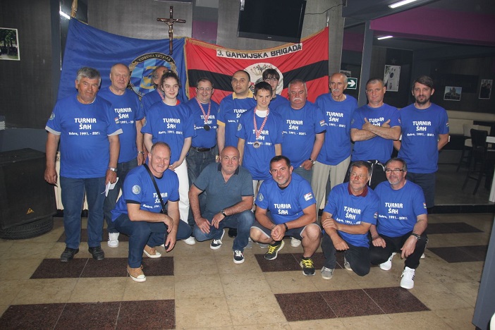 Šahovski turnir povodom 30 godišnjice 3 bojne Kobre 3 Gardijske brigade Veterana Kune 1991.-2021.