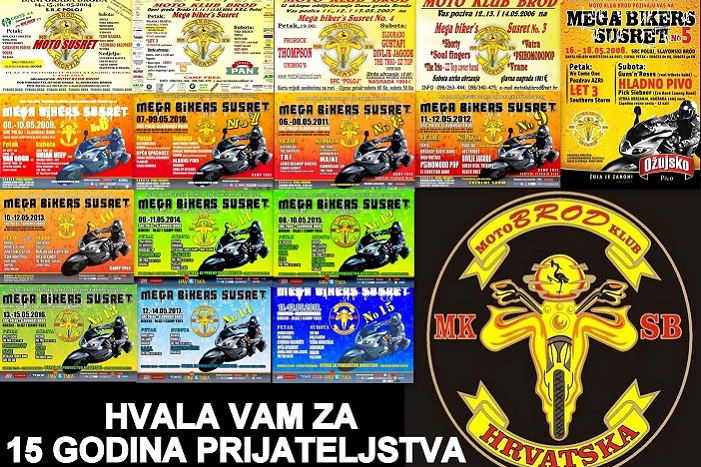 Objavljen popis bendova koji će nastupiti na Mega bikers susretima