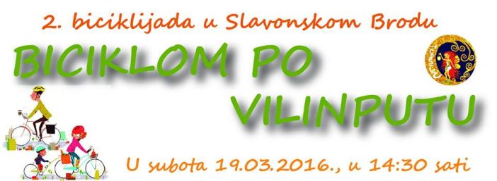 2. biciklijada "BICIKLOM PO VILINPUTU" u Slavonskom Brodu