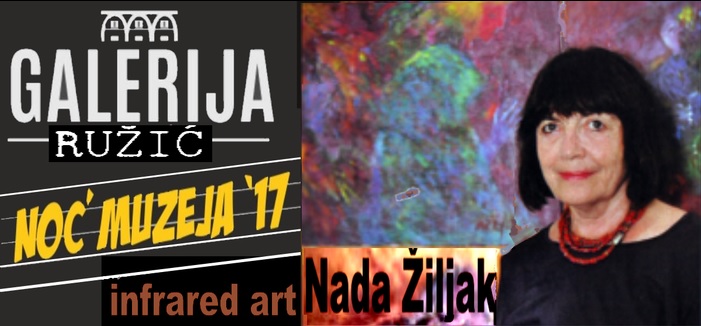 "Infrared art" Nade Žiljak u Galeriji Ružić