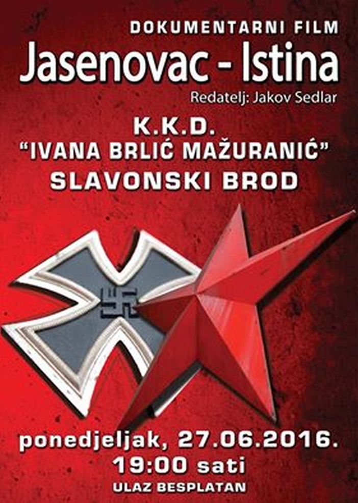 Projakcija dokumentarnog filma "Jasenovac - istina"