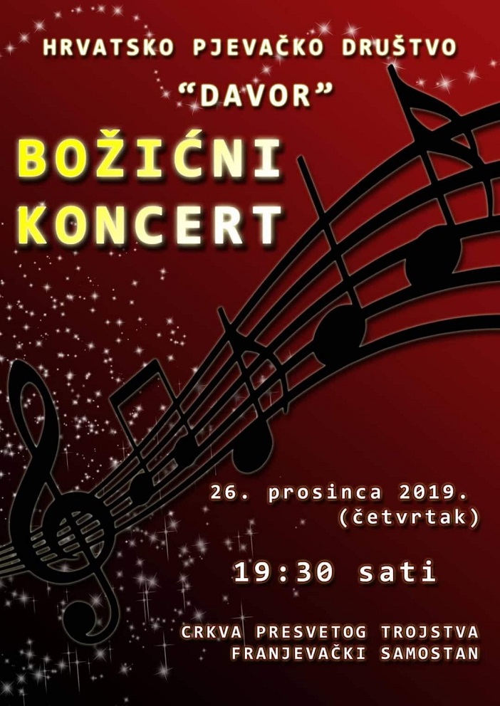 Božićni koncert HPD Davor