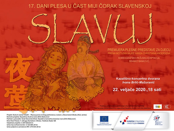 Plesna predstava za djecu "SLAVUJ"