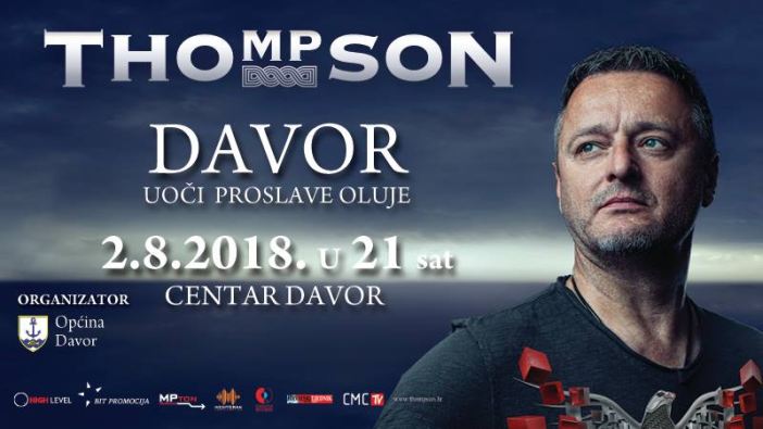 Marko Perković Thompson dolazi u Davor