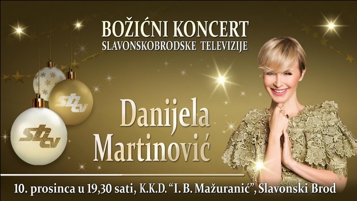 Danijela Martinović na božićnom koncertu SBTV-a