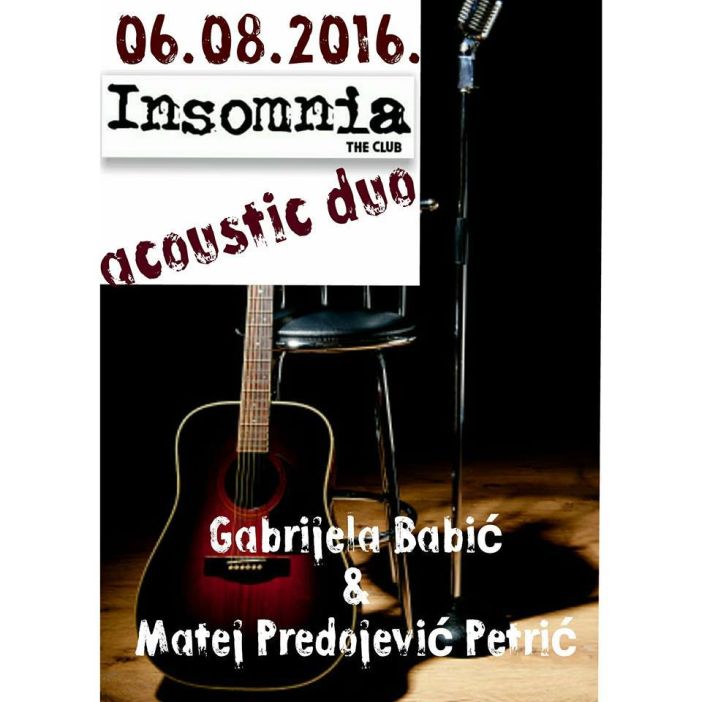 Gabrijela I Matej Live u Rock Caffe Bar Insomnia