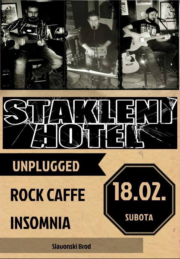 Stakleni Hotel Live u Rock Caffe Bar Insomnia