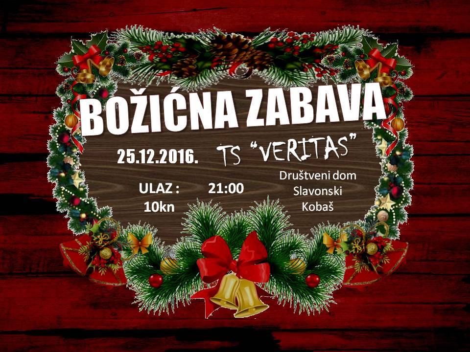 Božićna zabava uz Tamburaše "Veritas"!