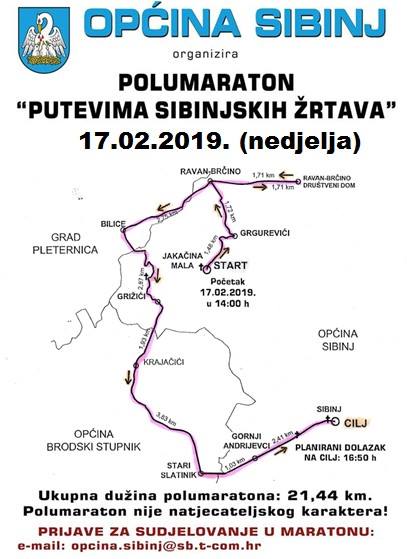 5. polumaraton "Putevima sibinjskih žrtava"