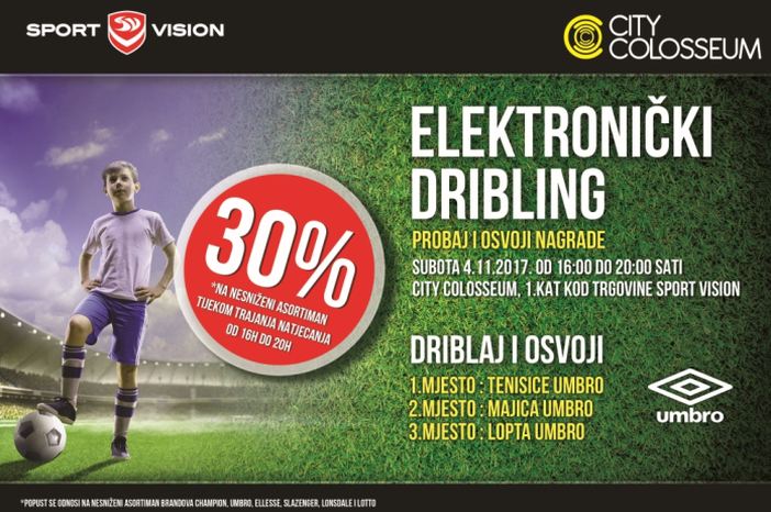 Elektronički dribling uz City Colosseum i Sport vision 