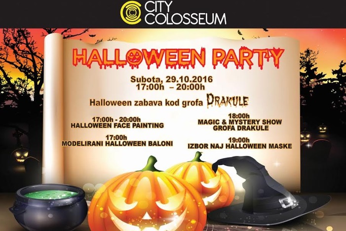 Halloween party 29.10. u City Colosseumu 