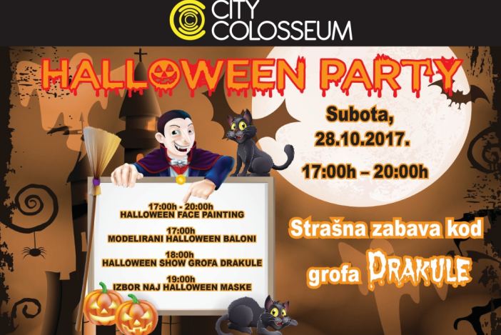 Halloween party 28.10. u City Colosseumu 