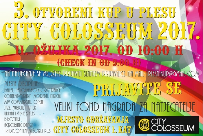 3. Otvoreni kup u plesu City Colosseum 2017.