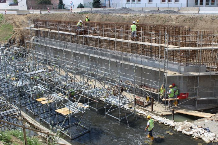 Napreduje izgradnja kružnog toka kod Naselja Andrije Hebranga