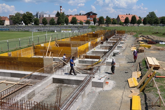 Radovi na istočnoj tribini Stadiona uz Savu napreduju prema planu