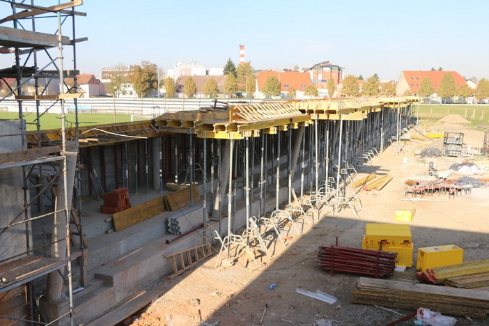 Napreduju radovi na izgradnji Istočne tribine stadiona uz Savu