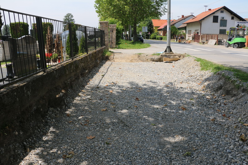 U tijeku izgradnja pješačke staze u Ulici svetog Lovre