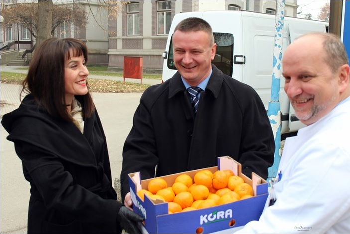 Donacija mandarina Dubrovačko-nertvanske županije proslijeđena brodskoj Bolnici