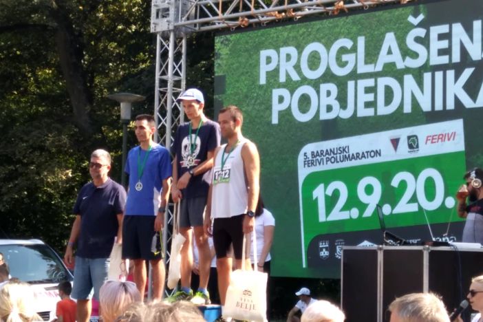 Sjajan uspjeh Zrinoslava Kekeza i Ines Jozić na 5. Baranjskom Ferivi polumaratonu