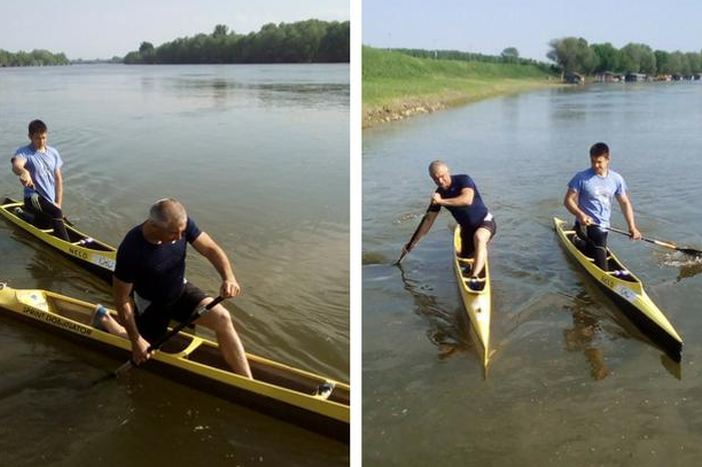 Sin i tata Erceg istoga su dana postali državni prvaci u kanuu  