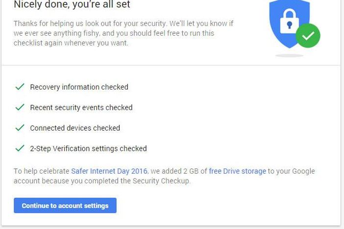 Google proslavlja Safer Internet Day i svojim korisnicima poklanja 2 GB prostora na disku