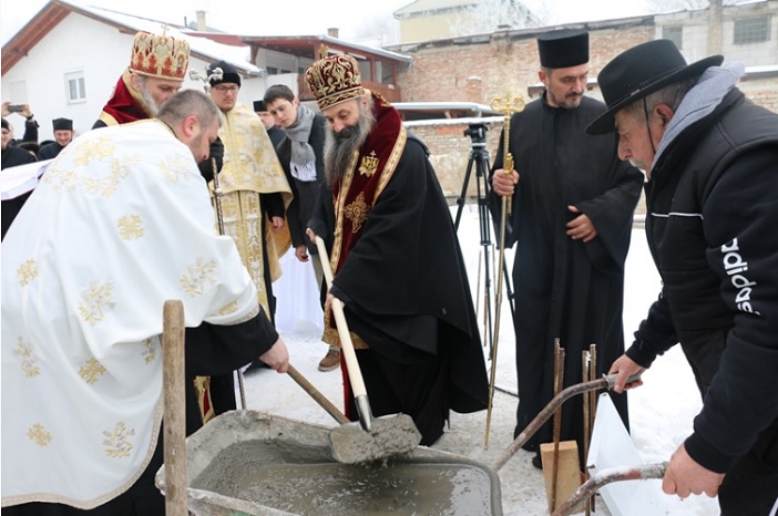 Položen kamen temeljac za pravoslavnu crkvu u Slavonskom Brodu