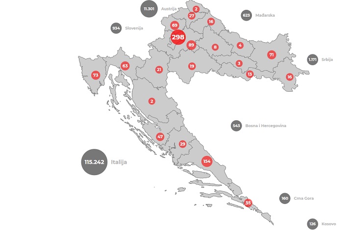Ukupno dosad 1079 osoba zaraženih koronavirusom
