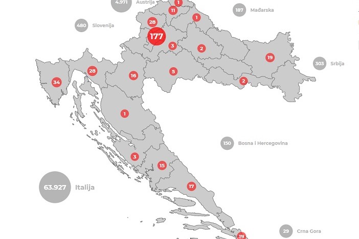 Ukupno dosad 382 zaražene osobe u Hrvatskoj