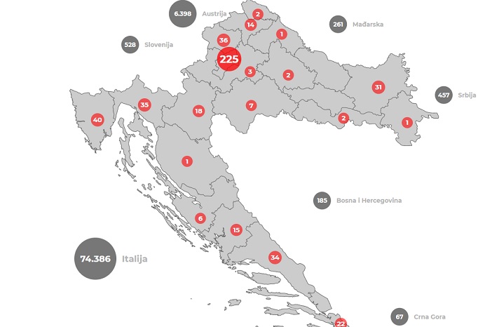 Ukupno dosad 495 osoba zaraženih koronavirusom