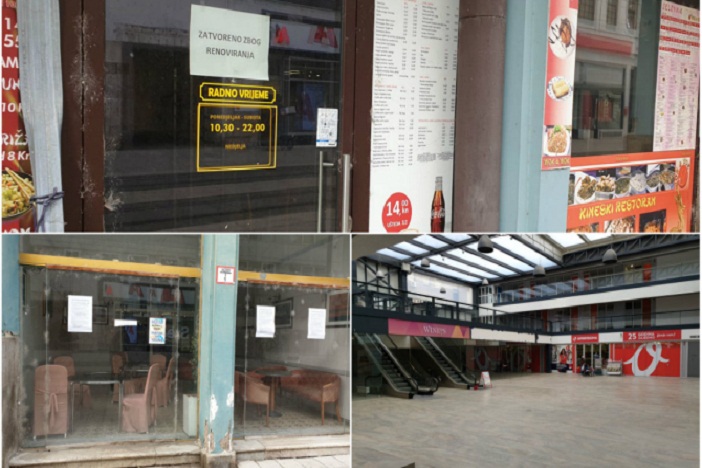 Zatvoreni gotovo svi lokali u centru, ljudi su otišli, a vrijeme kao da je stalo; ‘Mladih zapravo uopće nema’