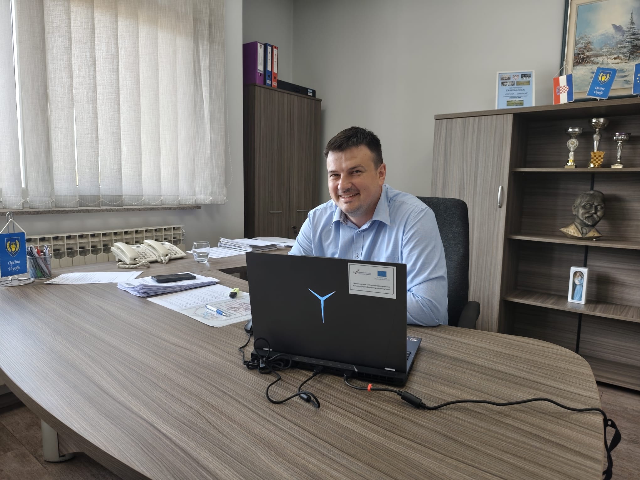 Novi načelnik Vrpolja, Željko Lukačević, bez filtera: Nema više zatvorenih vrata ni zakulisnih odluka!