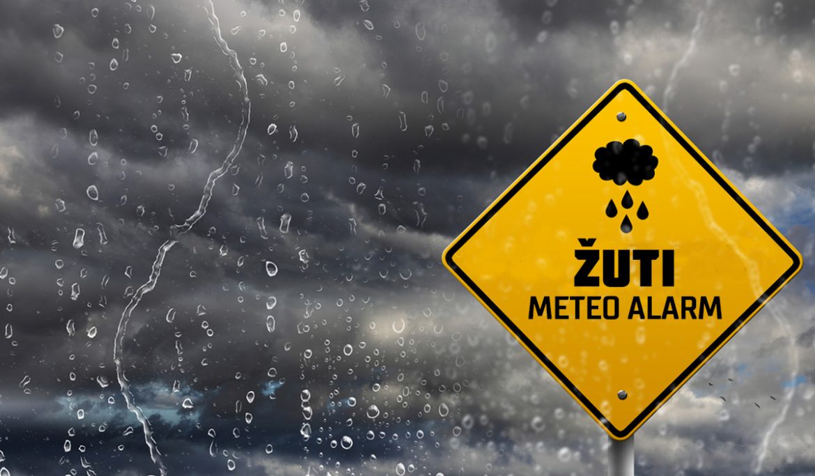 Žuti alarm aktiviran! Slavonski Brod ulazi u nestabilnu vremensku zonu