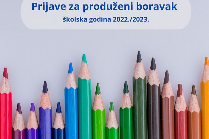 Objavljen javni poziv za upis osnovnoškolaca u produženi boravak