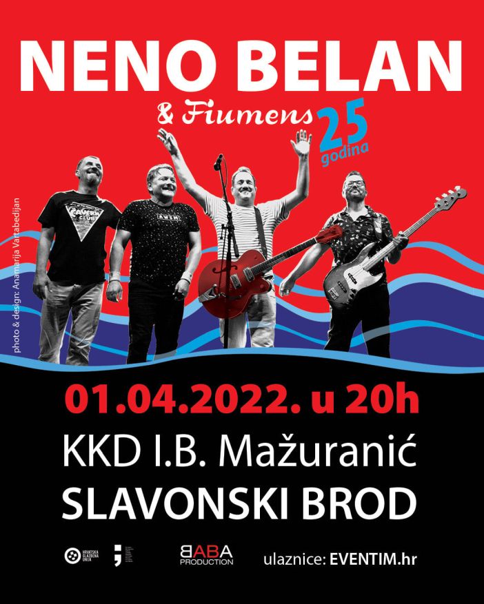 Koncert Nene Belana i Fiumensa u Slavonskom Brodu