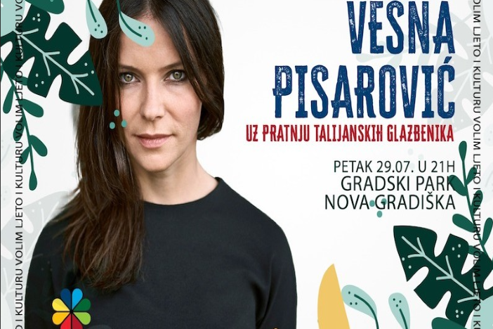 Vesna Pisarović u petak u Novoj Gradiški!