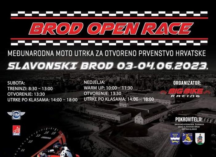 Počinje Brod Open Race