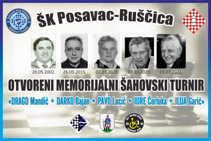 19. memorijalni šahovski turnir „Drago Mandić-Darko Bajan-Pavo Lucić i na spomen Jure Ćorluke i Ilije Garića “