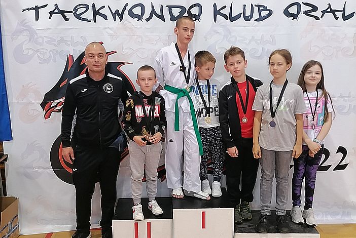 Pet postolja za Taekwondo klub Škorpion na natjecanju u Ozlju