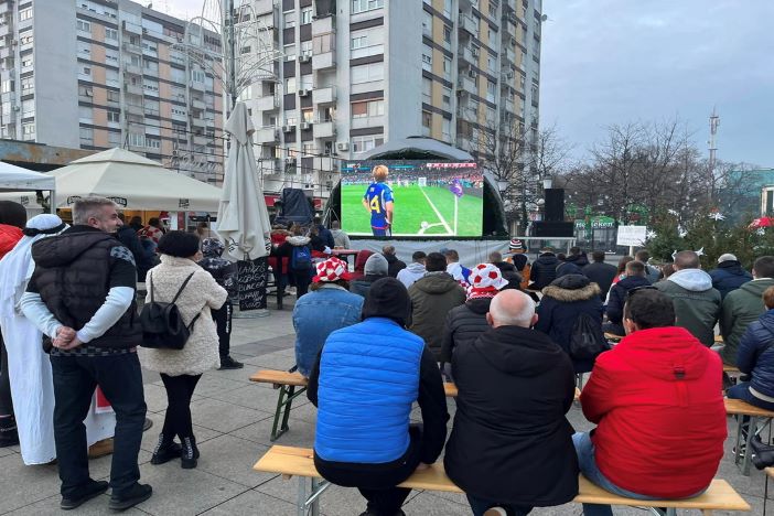 Navijajmo zajedno! Zajedničko gledanje utakmice četvrtfinala na Korzu!